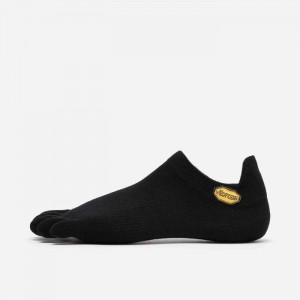 Vibram 5TOE No Show Calzini Nere | 7608-BQDWG