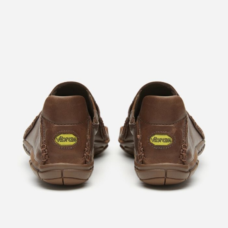 Vibram CVT-Pelle Scarpe Lifestyle Uomo Marroni | 1920-MFAXW