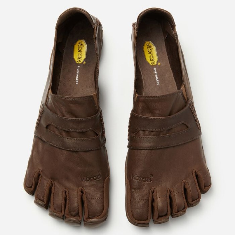 Vibram CVT-Pelle Scarpe Lifestyle Uomo Marroni | 1920-MFAXW