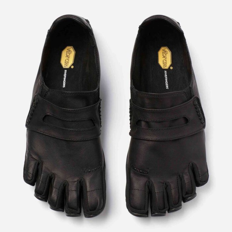 Vibram CVT-Pelle Scarpe Lifestyle Uomo Nere | 1658-UIDGL