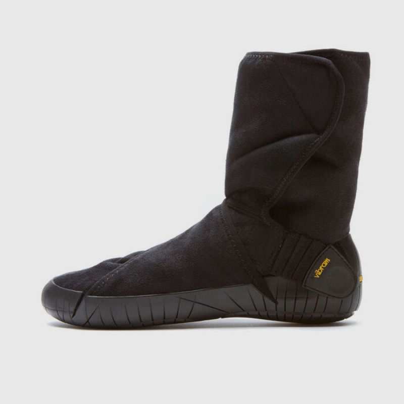 Vibram Furoshiki Eastern Traveler Classiche Shearling Mid Stivali Donna Nere | 9046-IKOGU