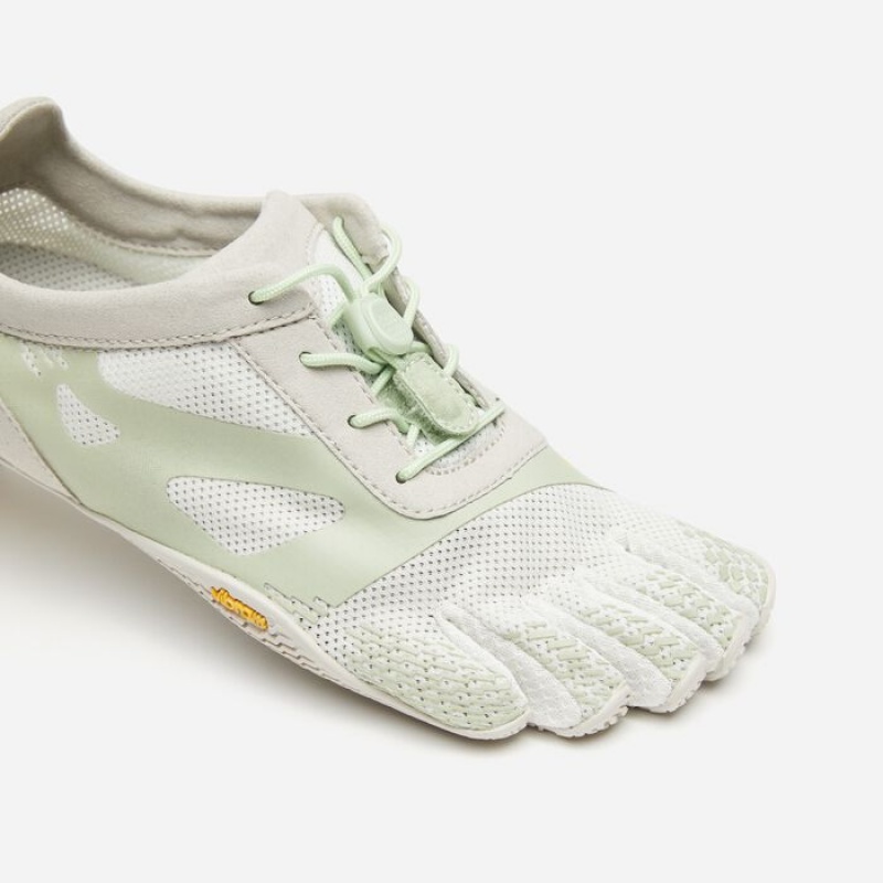 Vibram KSO EVO Scarpe Training Donna Bianche Verdi Bianche | 2940-IBXGP