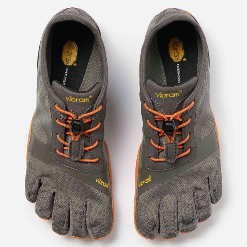 Vibram KSO EVO Scarpe Training Donna Grigie Arancioni | 2901-NUBTH