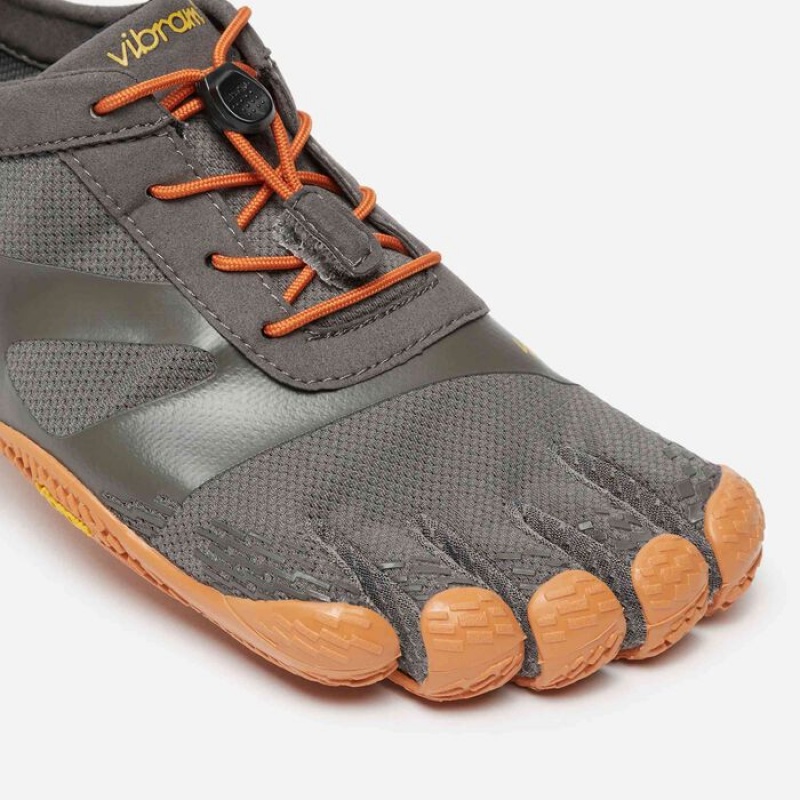 Vibram KSO EVO Scarpe Training Uomo Grigie Arancioni | 7063-AYJFL