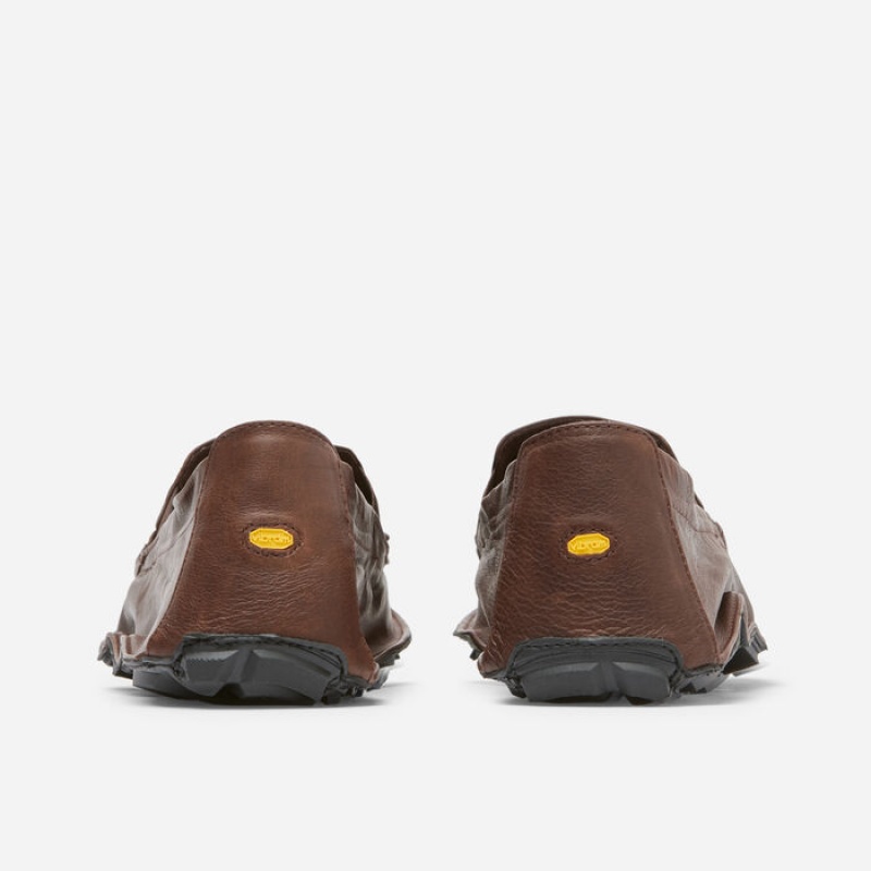 Vibram Pelle One Quarter Uomo Marroni Nere | 5870-BMPRD