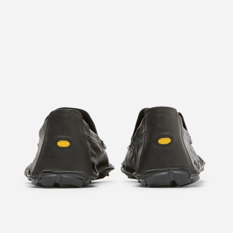 Vibram Pelle One Quarter Uomo Nere | 2873-GWXTU