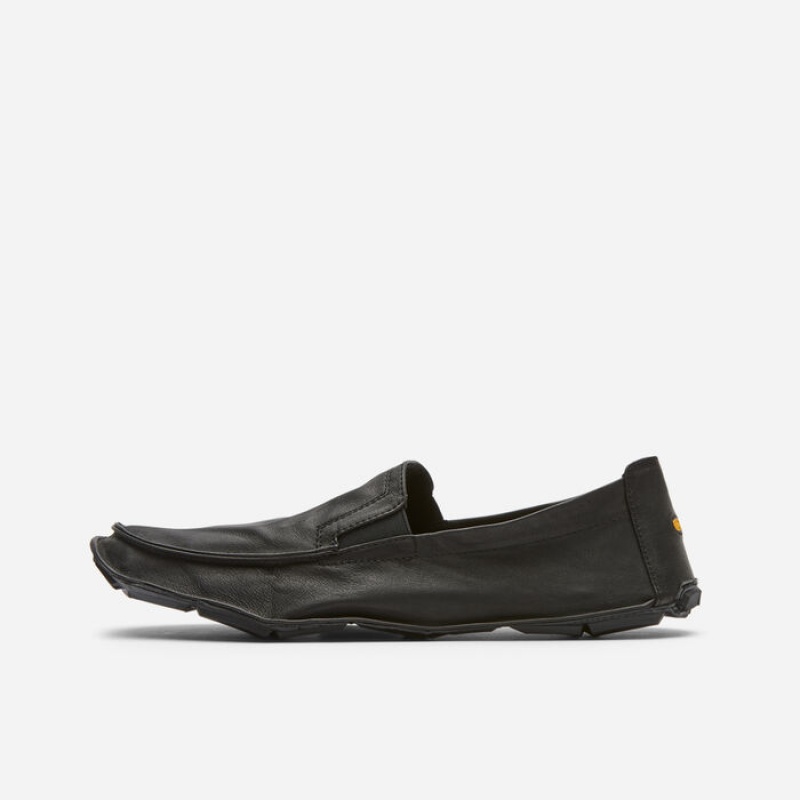 Vibram Pelle One Quarter Uomo Nere | 2873-GWXTU