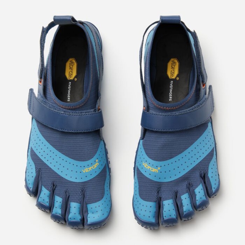 Vibram V-Aqua Scarpe da Acqua Uomo Verde Acqua Chiaro Blu Blu Chiaro Blu | 6957-RWUYL