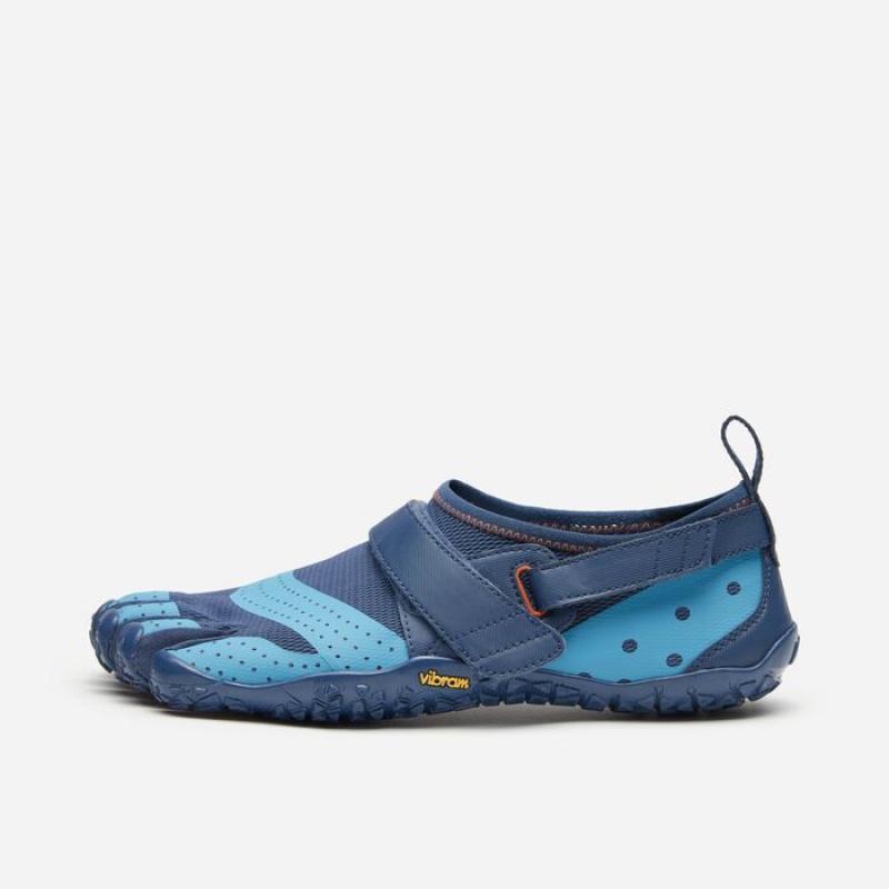 Vibram V-Aqua Scarpe da Acqua Uomo Verde Acqua Chiaro Blu Blu Chiaro Blu | 6957-RWUYL