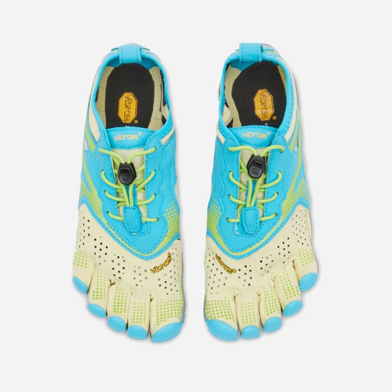 Vibram V-Run Lime Scarpe Training Donna Verdi Chiaro Blu | 6150-PCOLN