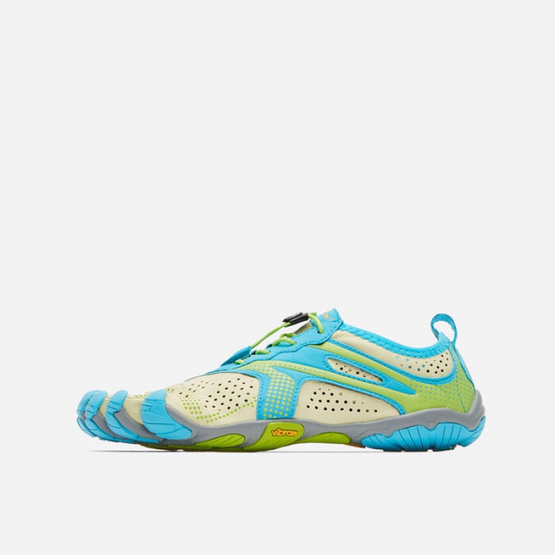 Vibram V-Run Lime Scarpe Training Donna Verdi Chiaro Blu | 6150-PCOLN