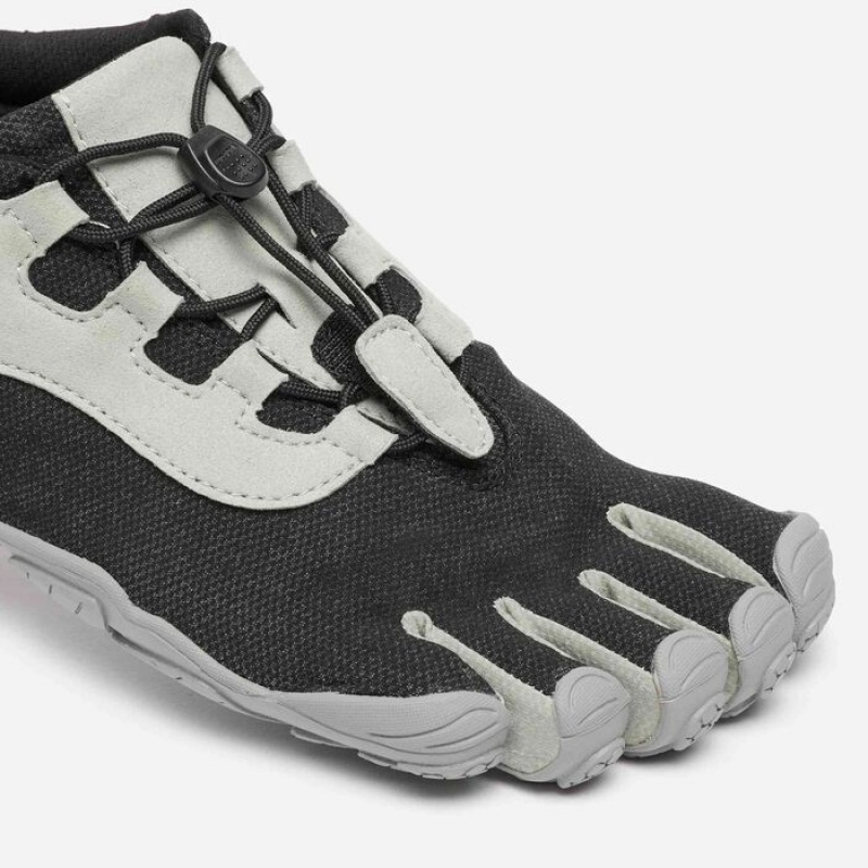 Vibram V-Run Retro Scarpe Running Uomo Nere Grigie | 9263-PYIEU