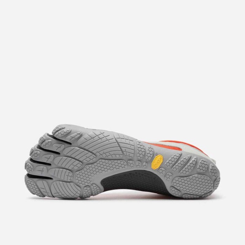 Vibram V-Run Retro Scarpe Running Uomo Rosse Nere Grigie | 6592-ZYSIJ