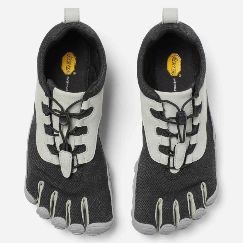 Vibram V-Run Retro Scarpe Training Uomo Nere Grigie | 3908-BSZWD