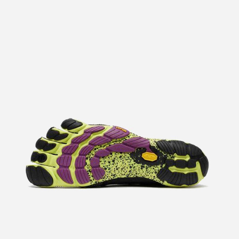 Vibram V-Run Scarpe Running Donna Nere Gialle Viola | 9162-KFCRU