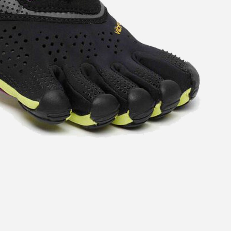 Vibram V-Run Scarpe Running Donna Nere Gialle Viola | 9162-KFCRU