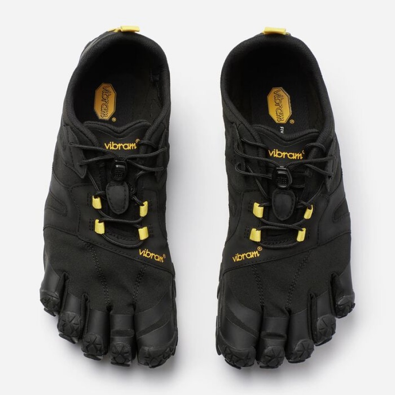 Vibram V-Trail 2.0 Scarpe Running Uomo Nere Gialle | 7390-MLSCR