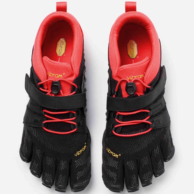 Vibram V-Train 2.0 Scarpe Training Uomo Nere Rosse | 7349-RFLXN