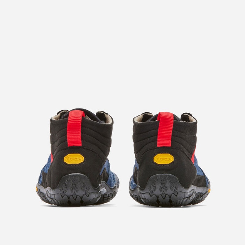 Vibram V-Trek Denim Scarpe Lifestyle Uomo Blu Rosse | 0391-XFQCG