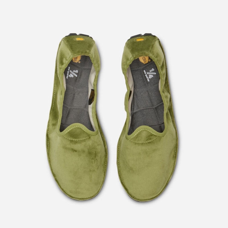 Vibram Velvet One Quarter Donna Verdi Nere | 5783-OLCJT